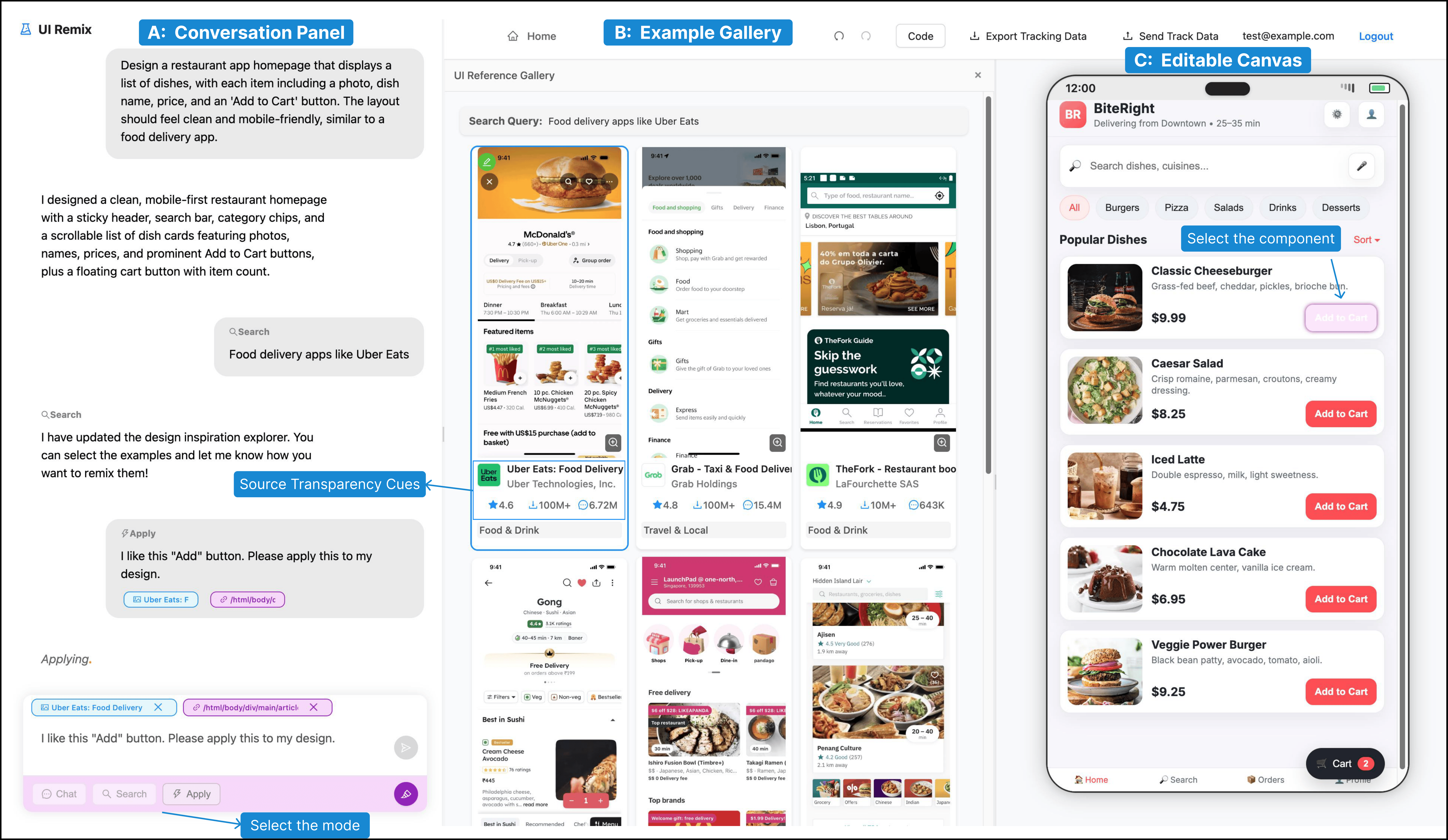UI Remix system overview